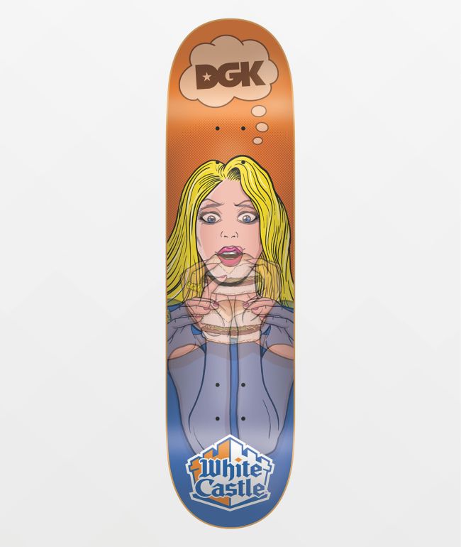 DGK x White Castle Lenticular Crave Life 8.0" Skateboard Deck